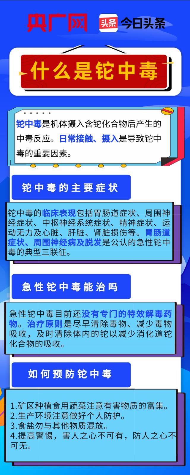 什么是铊中毒？一图带你了解